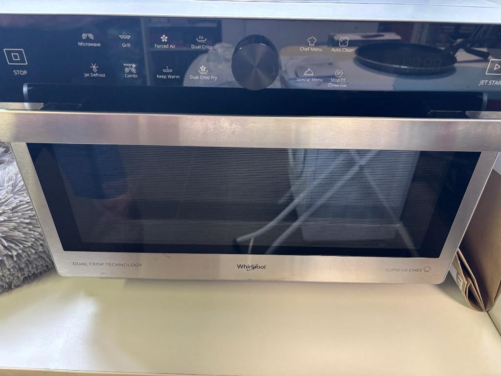 combioven Whirlpool, Ophalen, Minder dan 45 cm, Oven met grill, Draaiplateau