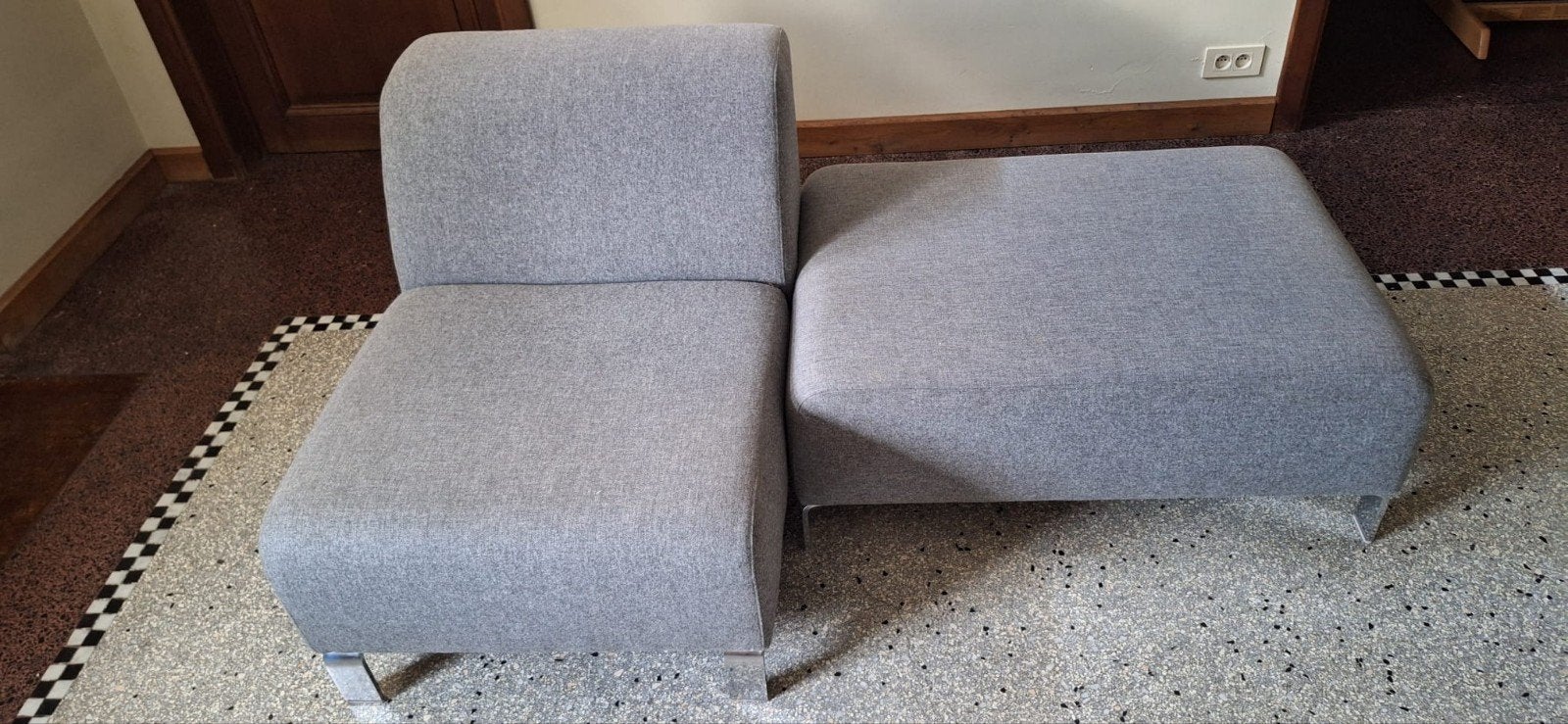 Zetel -  chaise longue, 75 à 100 cm, Moins de 150 cm, Enlèvement, Une personne