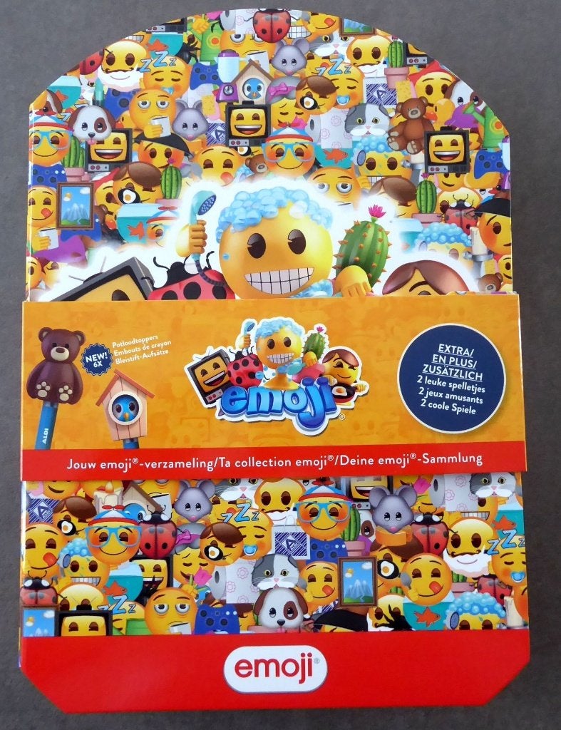 Boîte neuve-collection Aldi 2025 + 30 emoji + petites boîtes, Aldi, Enlèvement ou Envoi