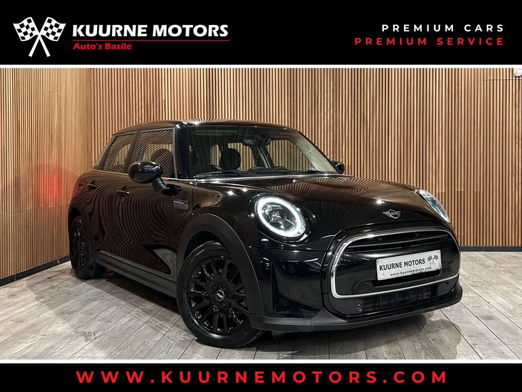 MINI One 1.5i 5d. Leder/Led/Dab/Gps/Pdc/Bt *1j garantie*, Auto's, Mini, 75 kW, Gebruikt, Zwart, Leder