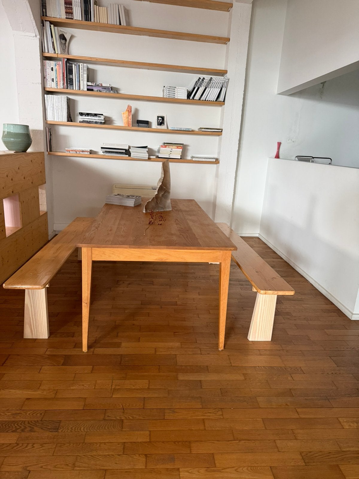 Table a manger en bois, Maison & Meubles, Tables | Tables à manger, 150 à 200 cm, Cinq personnes ou plus, Enlèvement, Utilisé