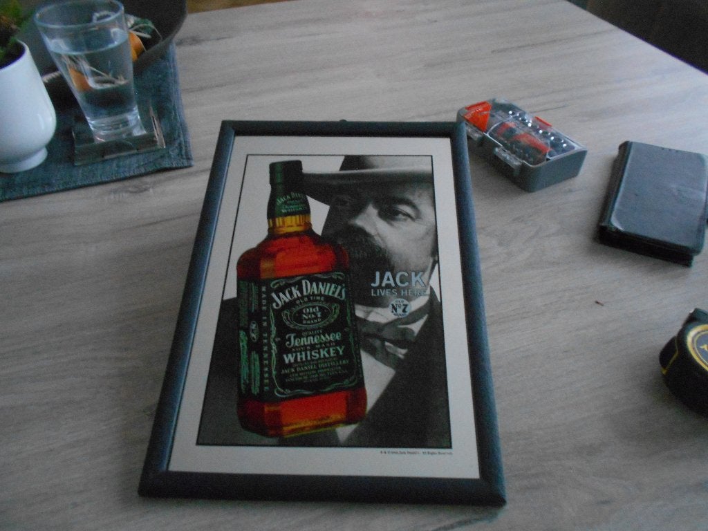 reclame spiegel jack daniels, Verzamelen, Ophalen of Verzenden, Zo goed als nieuw, Overige typen