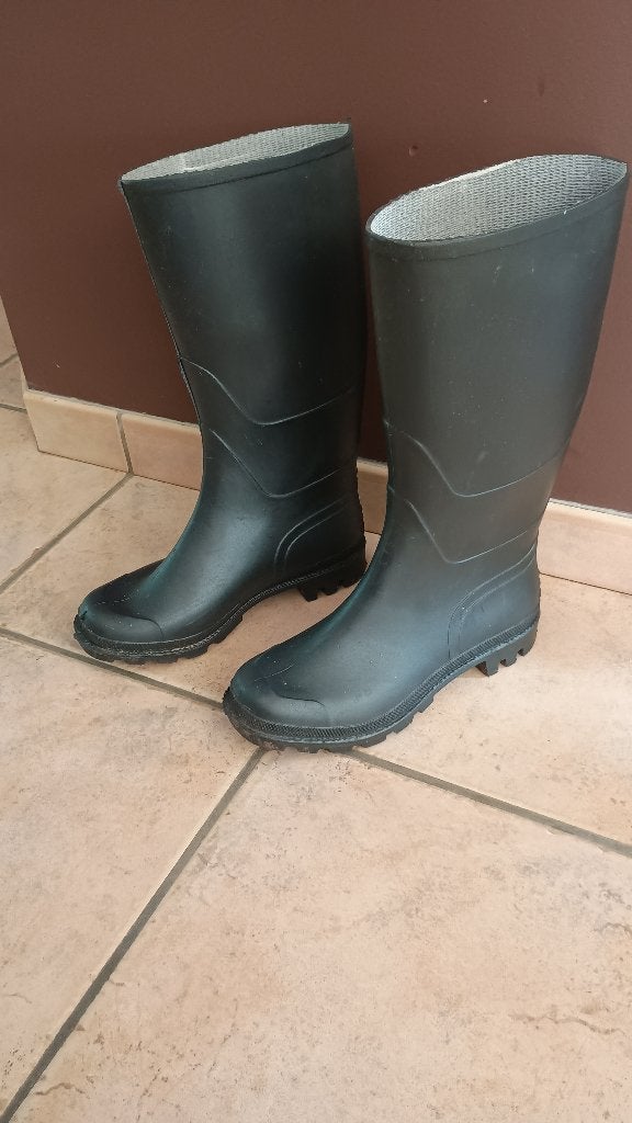Rubber laarzen, Tuin en Terras, Werkkleding, Ophalen, Zo goed als nieuw, Laarzen