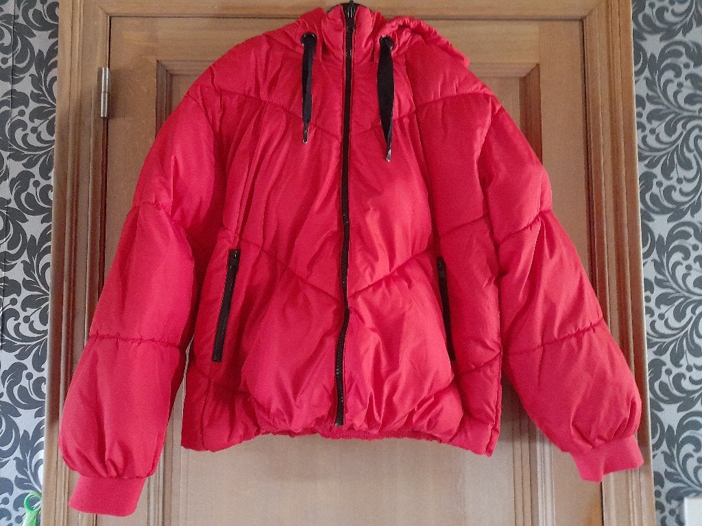 Gewatteerde jas rood maat XL, Kleding | Dames, Vero Moda, Maat 46/48 (XL) of groter, Ophalen of Verzenden, Zo goed als nieuw