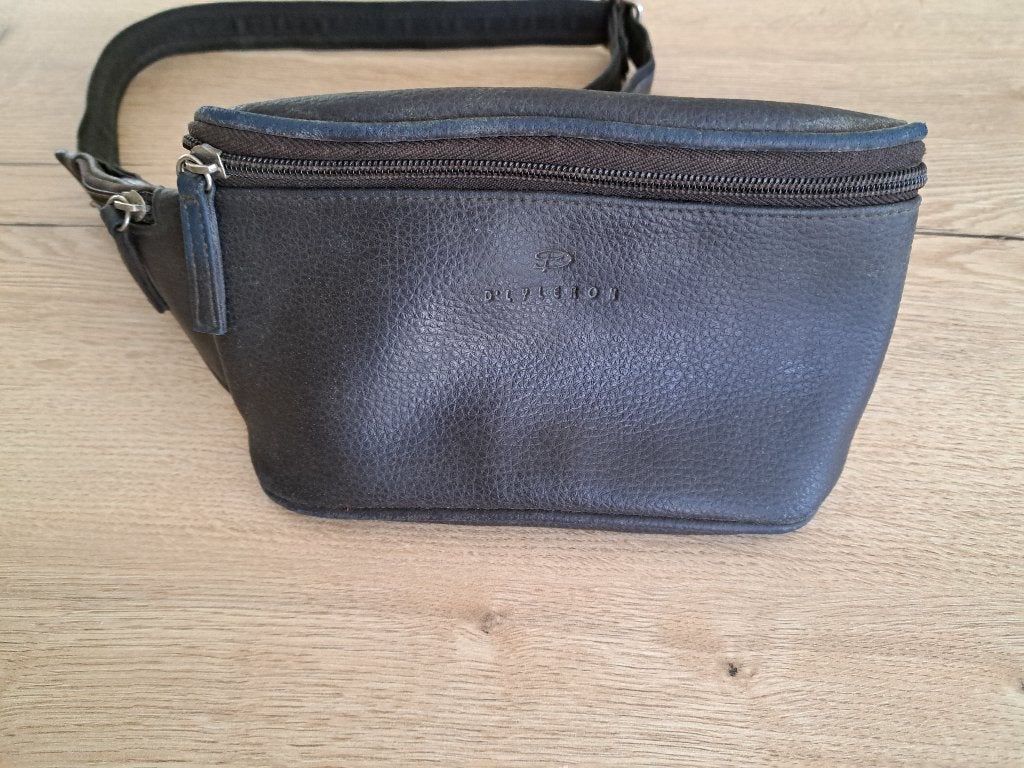 Heuptas D'Lyleron, Blauw, Zo goed als nieuw, Leer, Ophalen