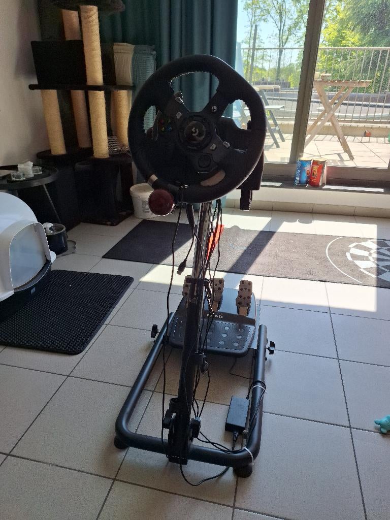 logitech g920 stuur met wheelstand (xbox), Games en Spelcomputers, Ophalen, Zo goed als nieuw, Stuurtje of Sportattribuut
