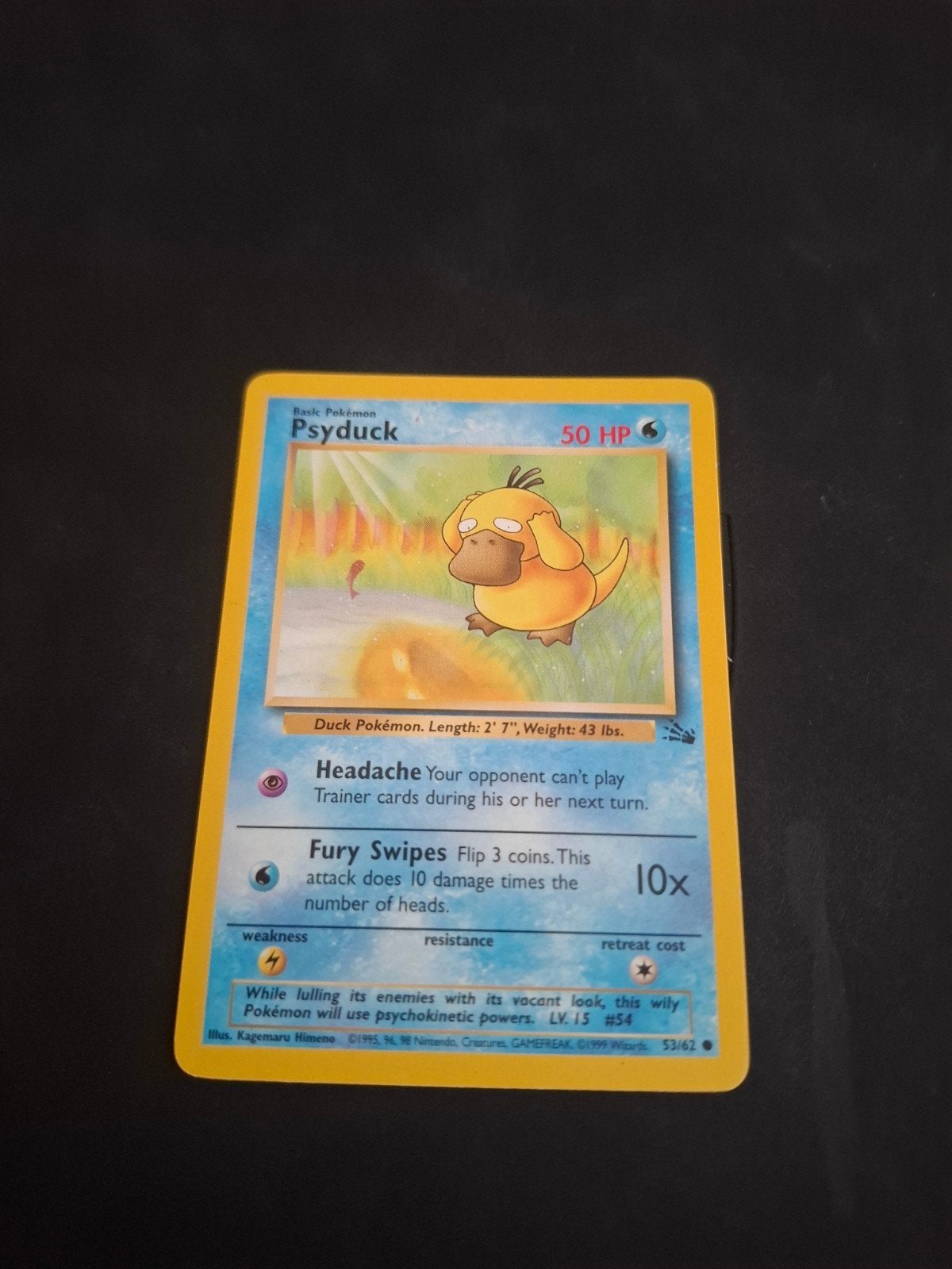 Carte Pokémon Psyduck 50 HP - Pokémon de base, Hobby & Loisirs créatifs, Enlèvement ou Envoi
