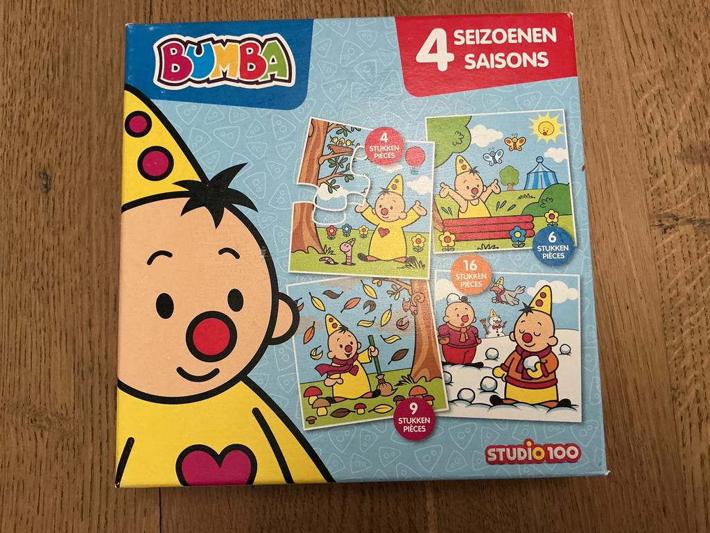 Bumba puzzel de 4 seizoenen, Enlèvement, Moins de 10 pièces, Utilisé, 2 à 4 ans