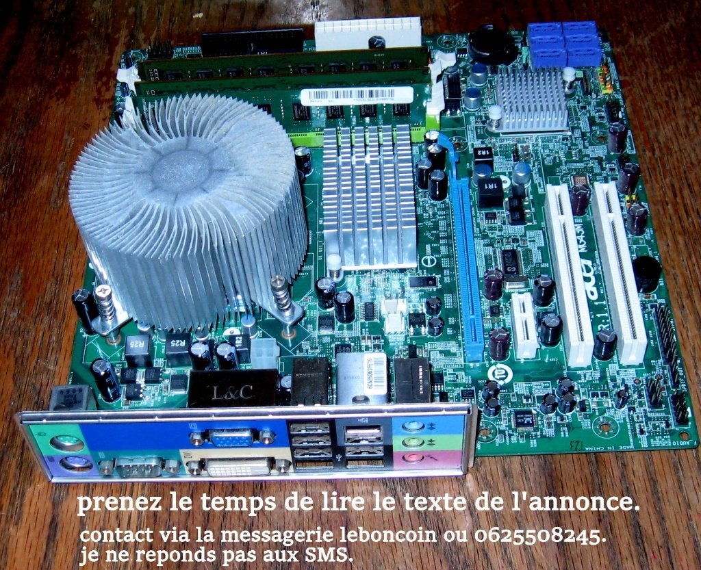 lot 2 cartes mere pc + accessoires., Enlèvement, Reconditionné, AMD, DDR3