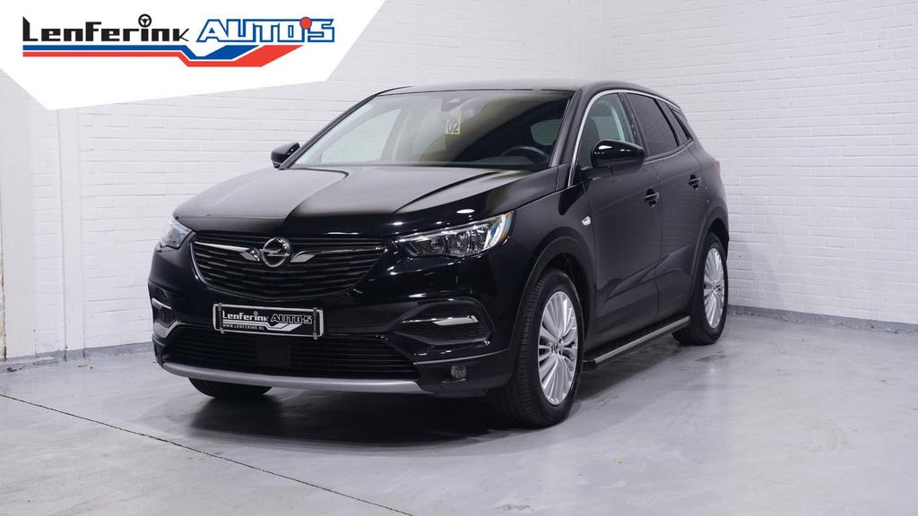 Opel Grandland X 1.2 Turbo Innovation DB Riem v.v. bij 52.18, Auto's, Automaat, 116 g/km, Zwart, Navigatiesysteem