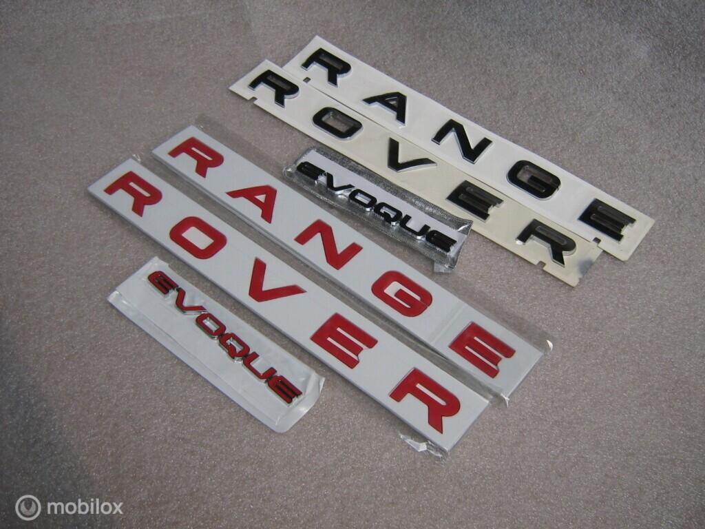 Letters Land Range Rover Evoque Logo Motorkap Achterklep, Land Rover, Enlèvement ou Envoi, Land Rover, Neuf