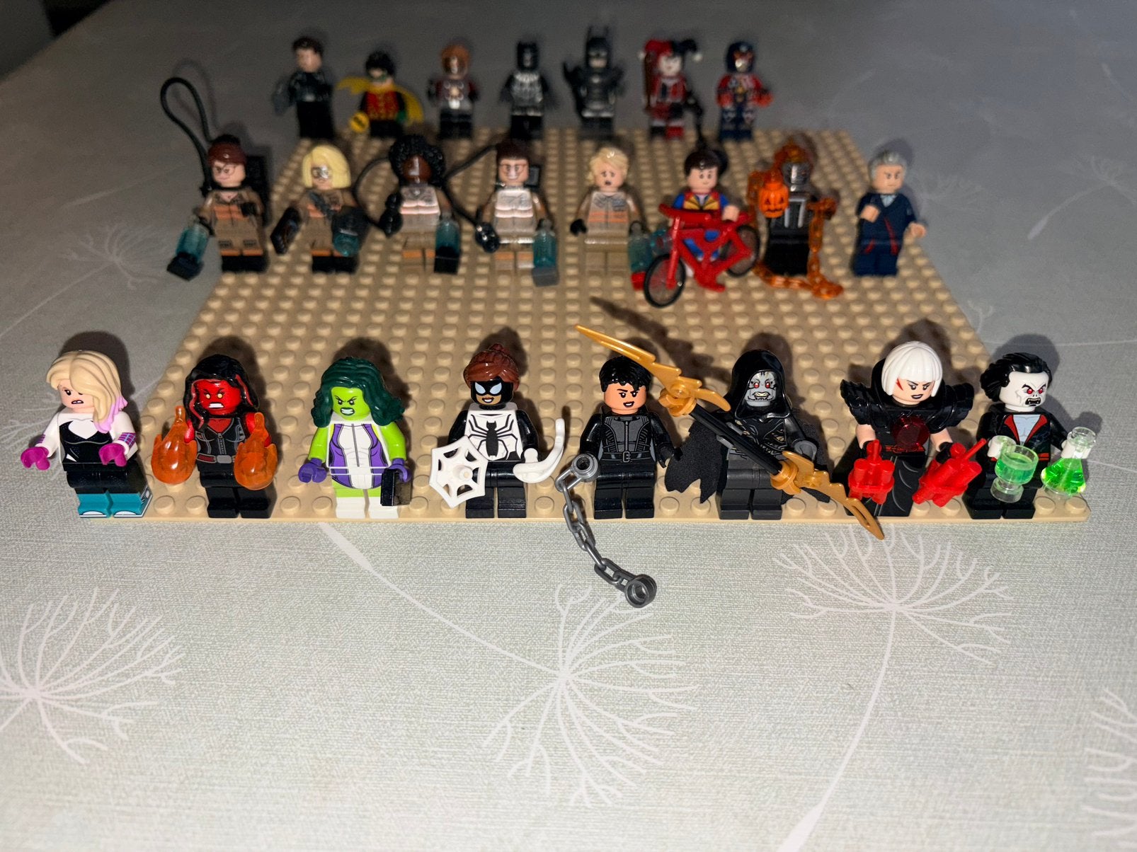 Lego film figuren (Ghostbusters - Marvel - DC Comics), Enlèvement ou Envoi, Marvel, Lego, Accessoires inclus
