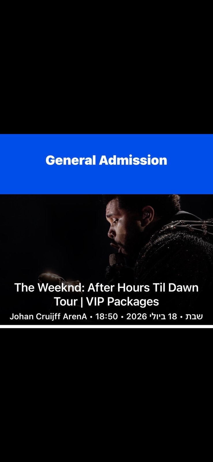 The weekend 200 € VIP, Tickets en Kaartjes, Concerten | Pop, Drie personen of meer, Juli