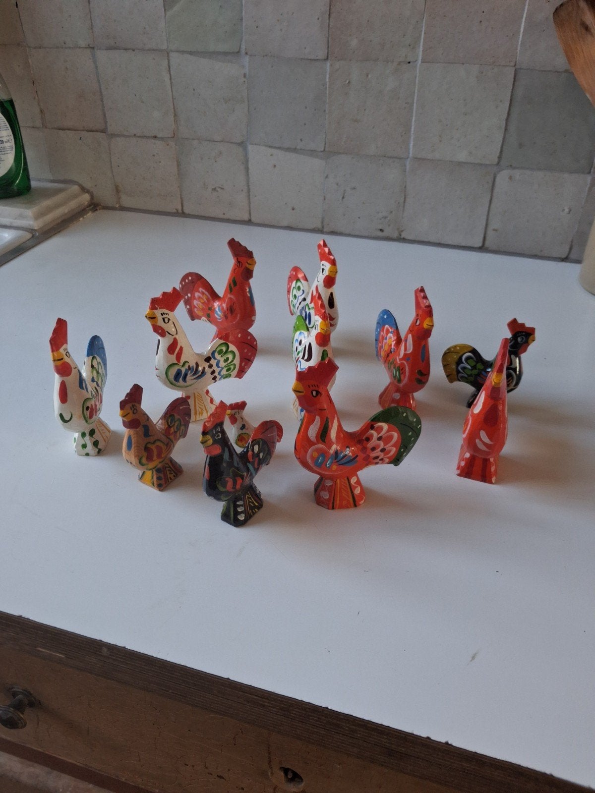 Dala haantjes, Verzamelen, Efteling, Ophalen