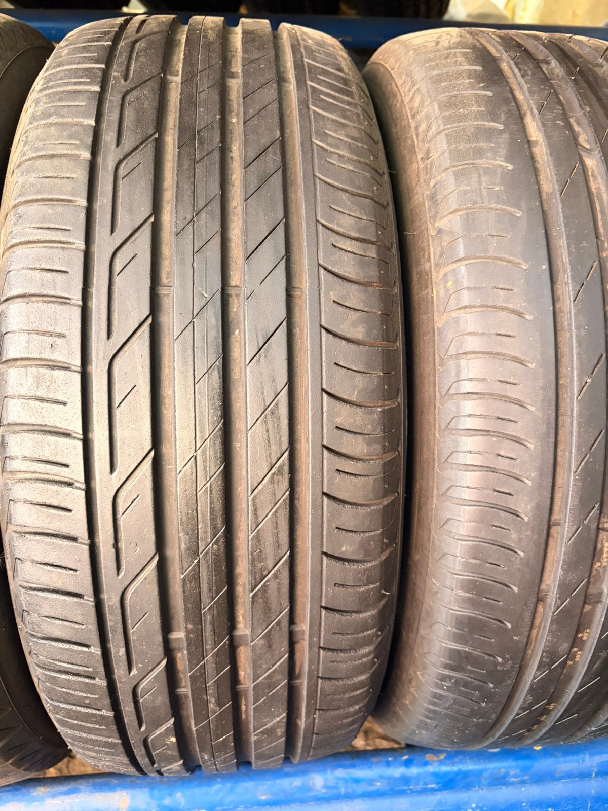 205 55r16 Bridgestone avec montage et équilibrage, Enlèvement, Utilisé