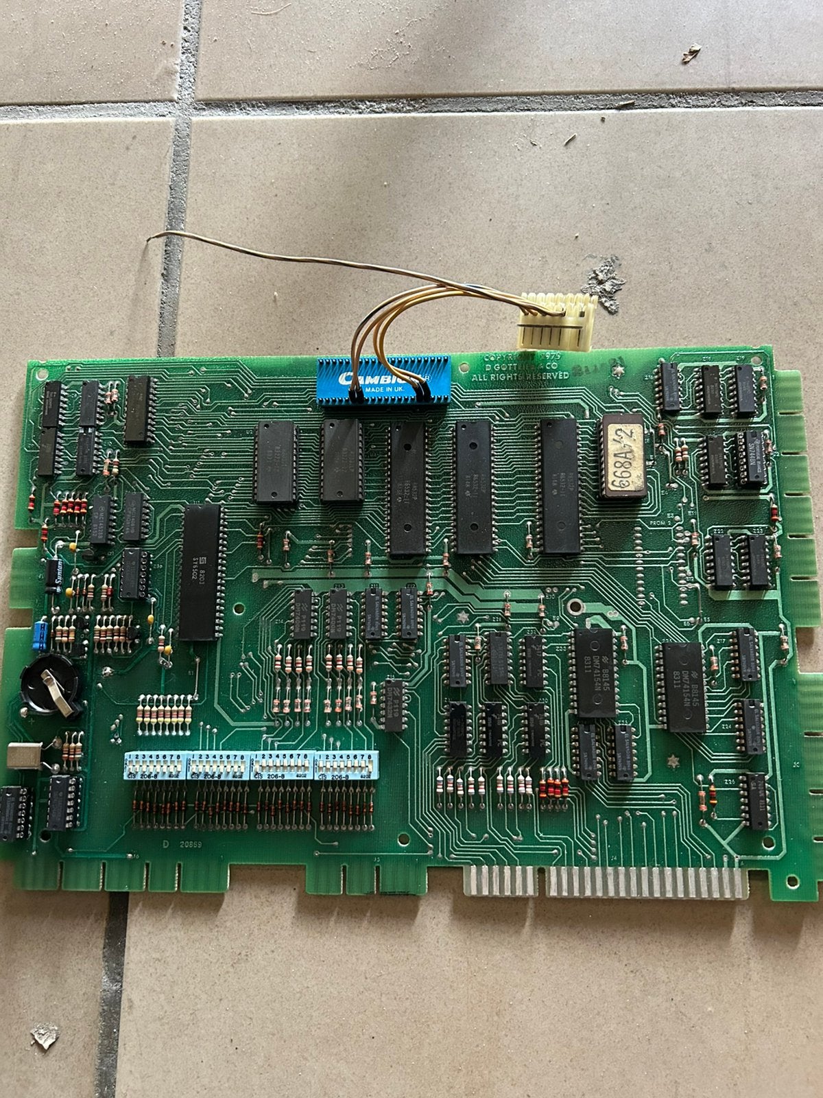 Gottlieb systeem 80 mpu board, Pièces ou Jeu en panne, Enlèvement ou Envoi, Gottlieb, Utilisé