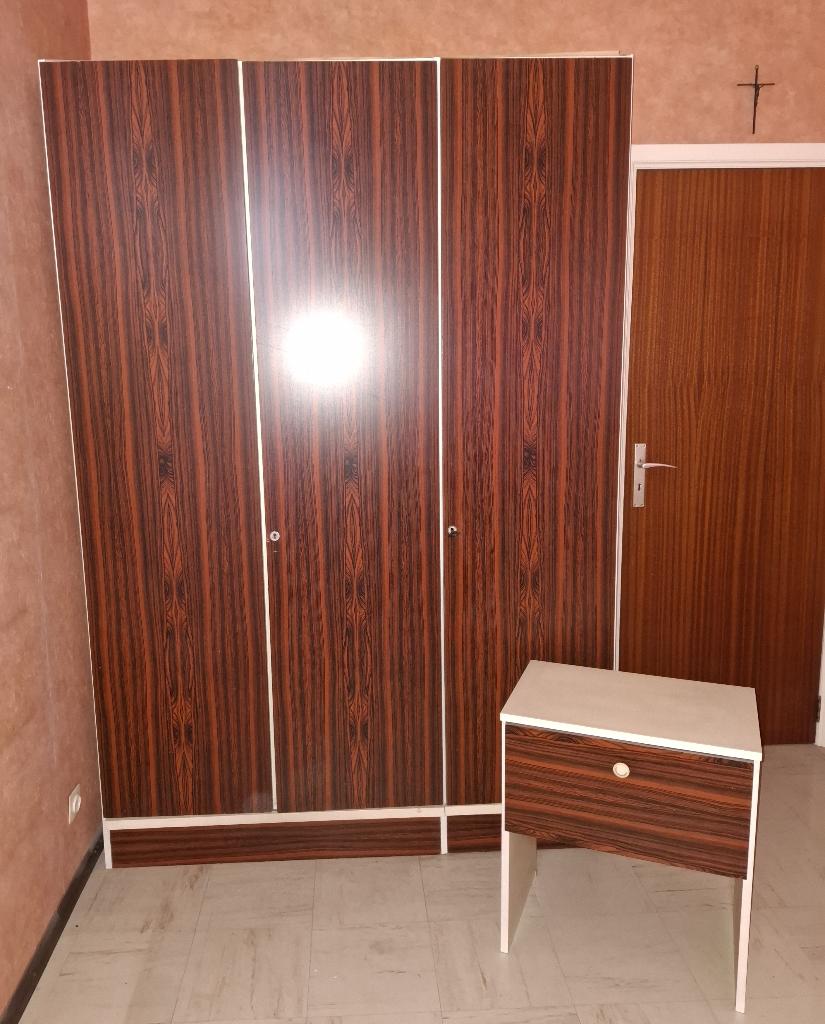 Kleerkast met bijzetkastje, Huis en Inrichting, Kasten | Kleerkasten, Overige materialen, Gebruikt, 100 tot 150 cm, 200 cm of meer