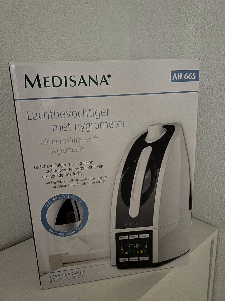 Luchtbevochtiger met hygrometer (Medisana), Ophalen, Gebruikt, Luchtbevochtiger