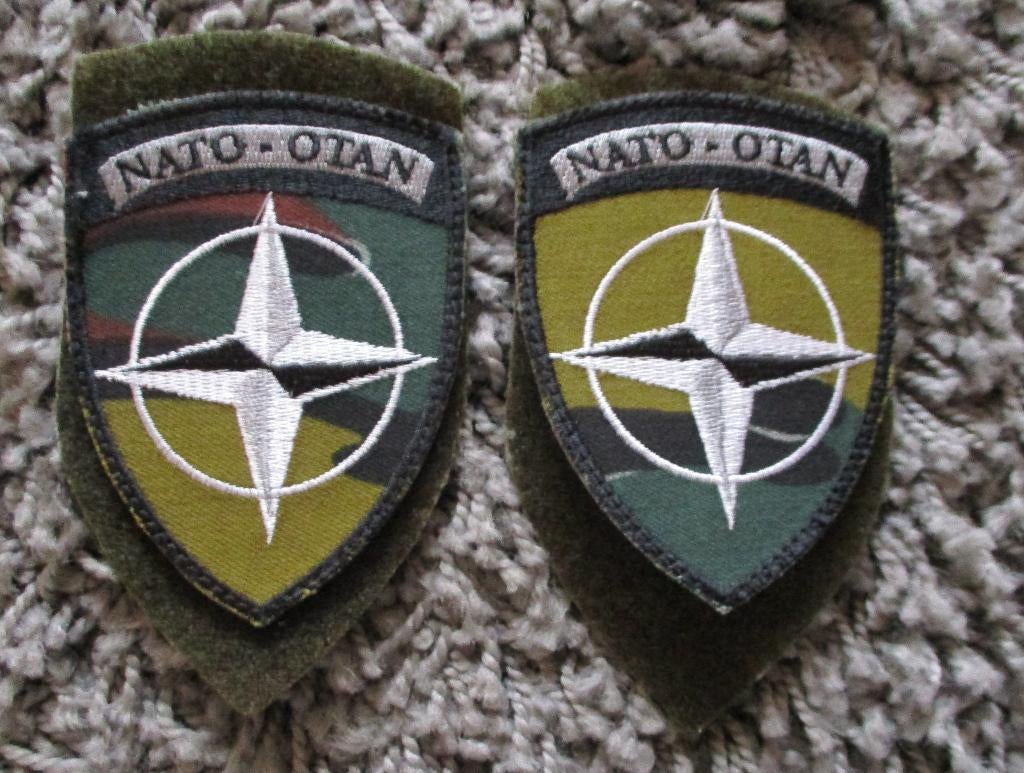 ABL - Badge de l'OTAN, Enlèvement ou Envoi, Armée de terre, Emblème ou Badge