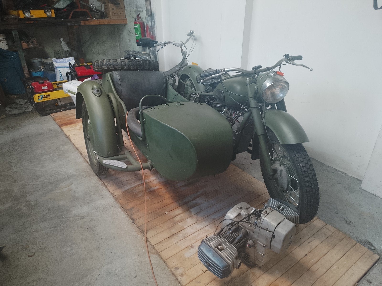 Te koop Nette Dnepr mt10 1967., Motoren, Cardan-aandrijving, 2 cilinders, Gebruikt