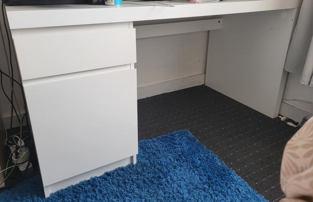 Bureau met opbergkast, Maison & Meubles, Bureaux, 65 cm, Avec tiroirs, Comme neuf, Enlèvement