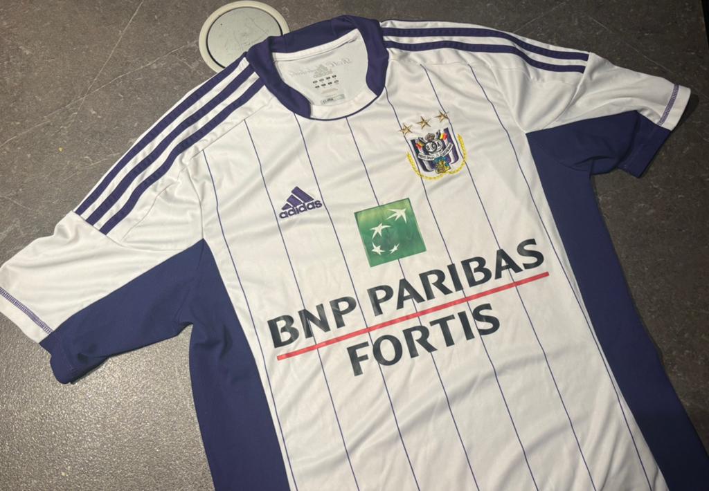 Maillot extérieur du RSC Anderlecht 2012-13, Collections, Enlèvement ou Envoi, Utilisé, Maillot
