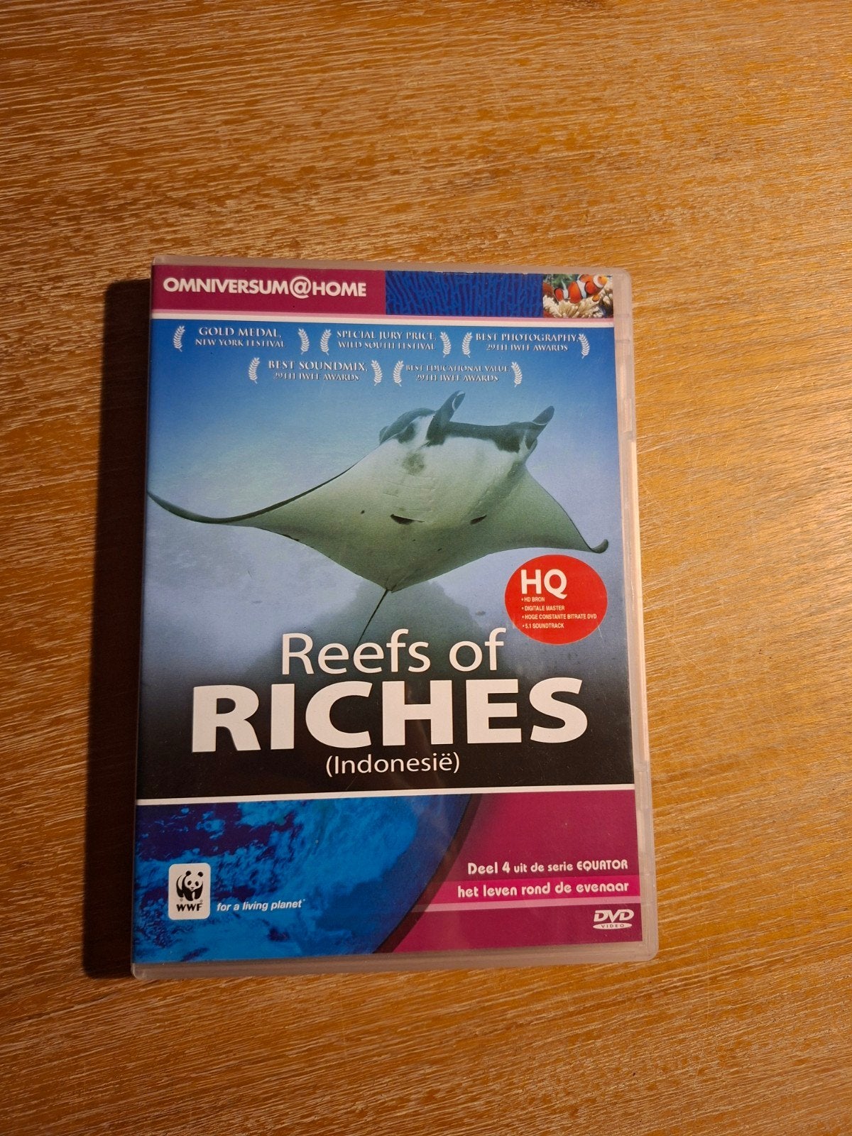 dvd Reefs of Riches Indonesië, Alle leeftijden, Ophalen of Verzenden, Zo goed als nieuw