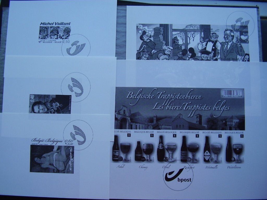 GCA 9 / GCA 12 + GCA 17 - 5 zwart / wit velletjes, Enlèvement ou Envoi