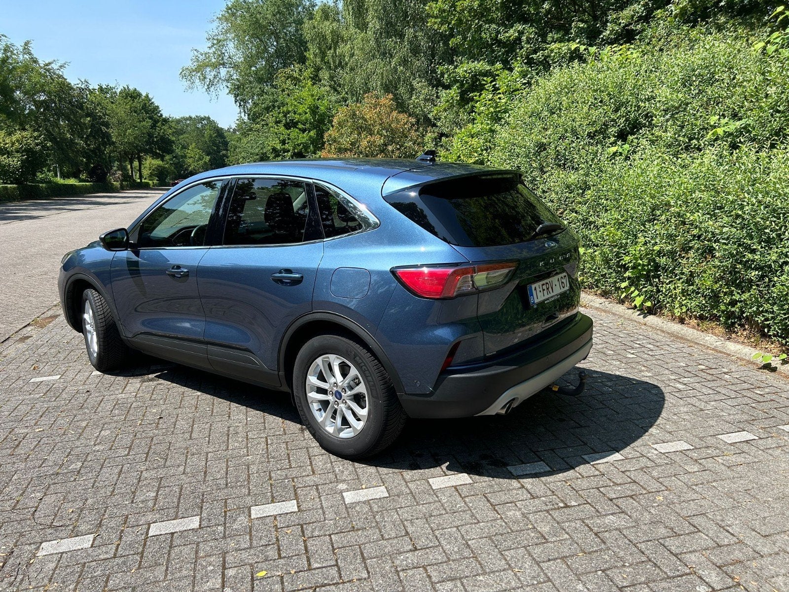 te koop ford kuga 15oo diesel, Euro 6, Blauw, Leder, Diesel