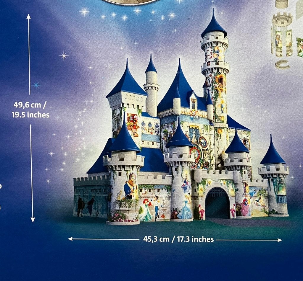 3D puzzel kasteel van ravensburger, Ophalen, Minder dan 500 stukjes, Zo goed als nieuw, Rubik's of 3D-puzzel