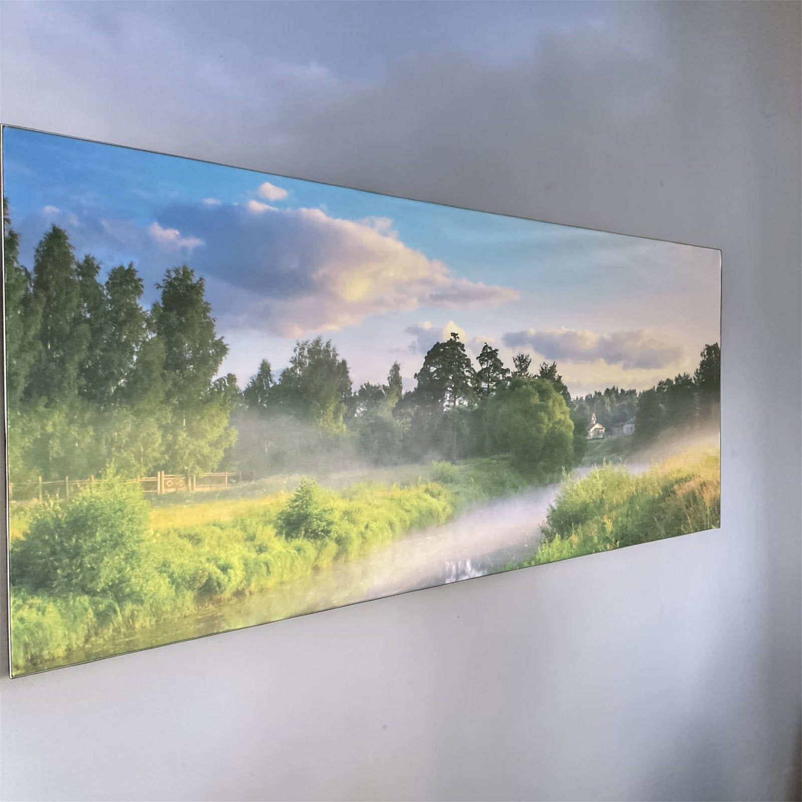 Natuurfoto op peesdoek, Ophalen