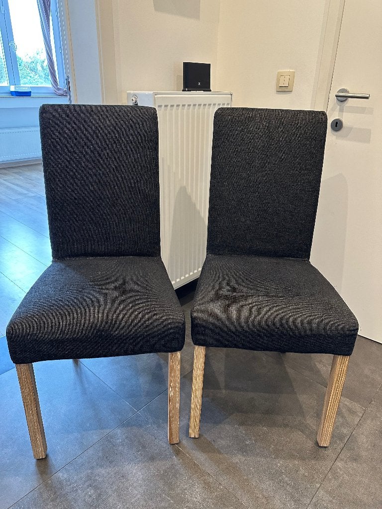 2 chaises Maison du Monde, Huis en Inrichting, Ophalen, Zo goed als nieuw, Grijs, Twee