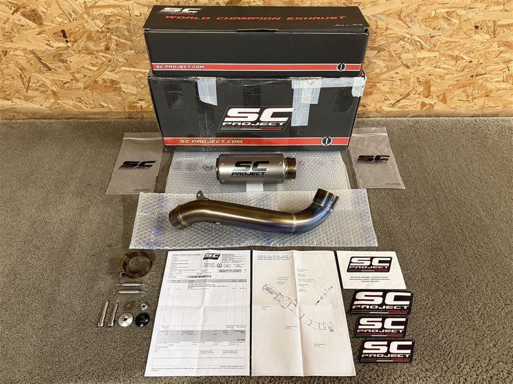 SC Project CR-T uitlaat demper Honda CBR1000RR 14-16 SP SC59, Motoren, Verzenden, Gebruikt