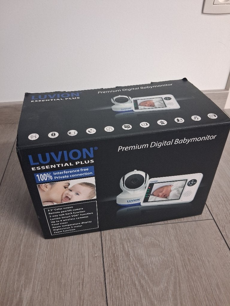 Babyfoon - Luvion (camera met heel wat extra functies), Kinderen en Baby's, Babyfoons, Ophalen, Zo goed als nieuw, 250 meter of meer