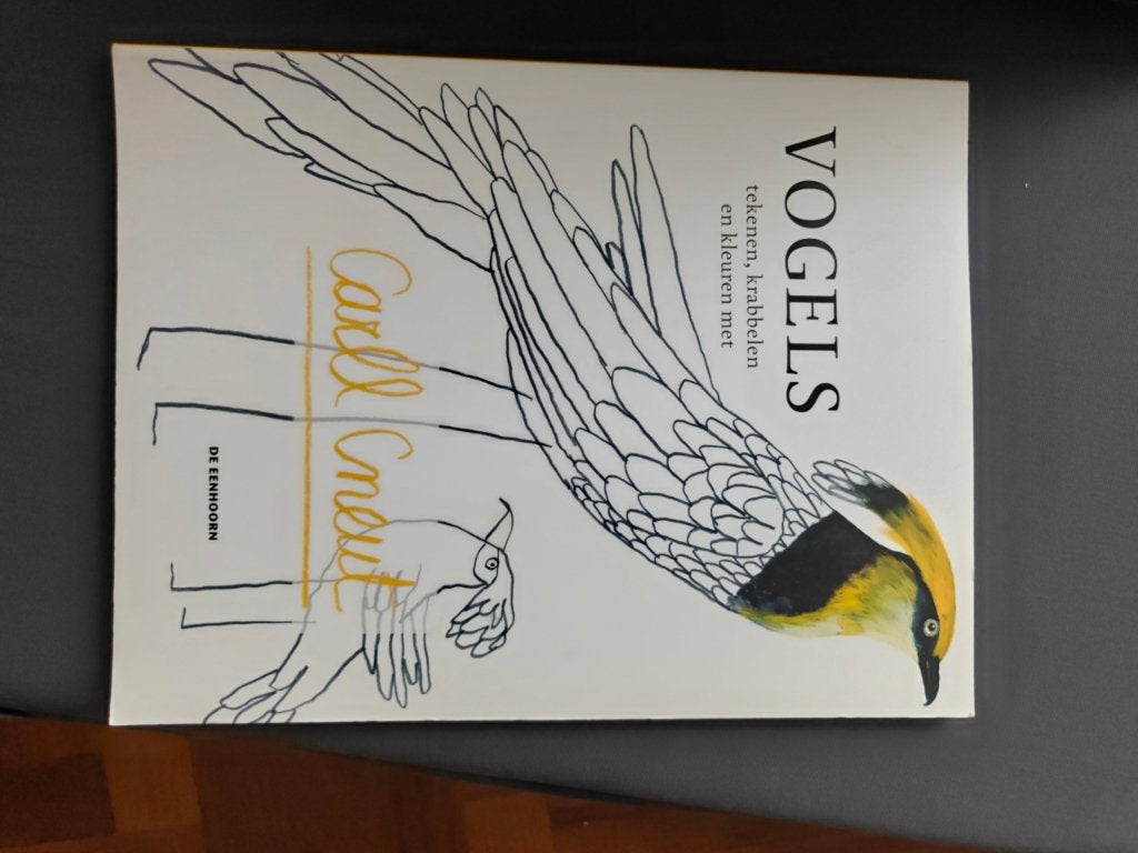 Carll Cneut - Vogels tekenen, krabbelen en kleuren, Hobby en Vrije tijd, Ophalen, Nieuw, Papier, Schets- of Tekenboek