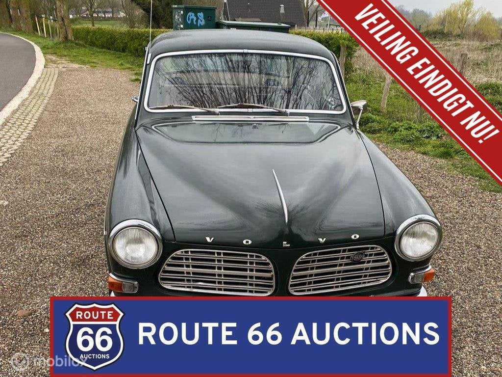 Volvo Amazon P121 | 1967 | Route 66 Auctions, Auto's, Zwart, Bedrijf, Handgeschakeld, Overige carrosserie