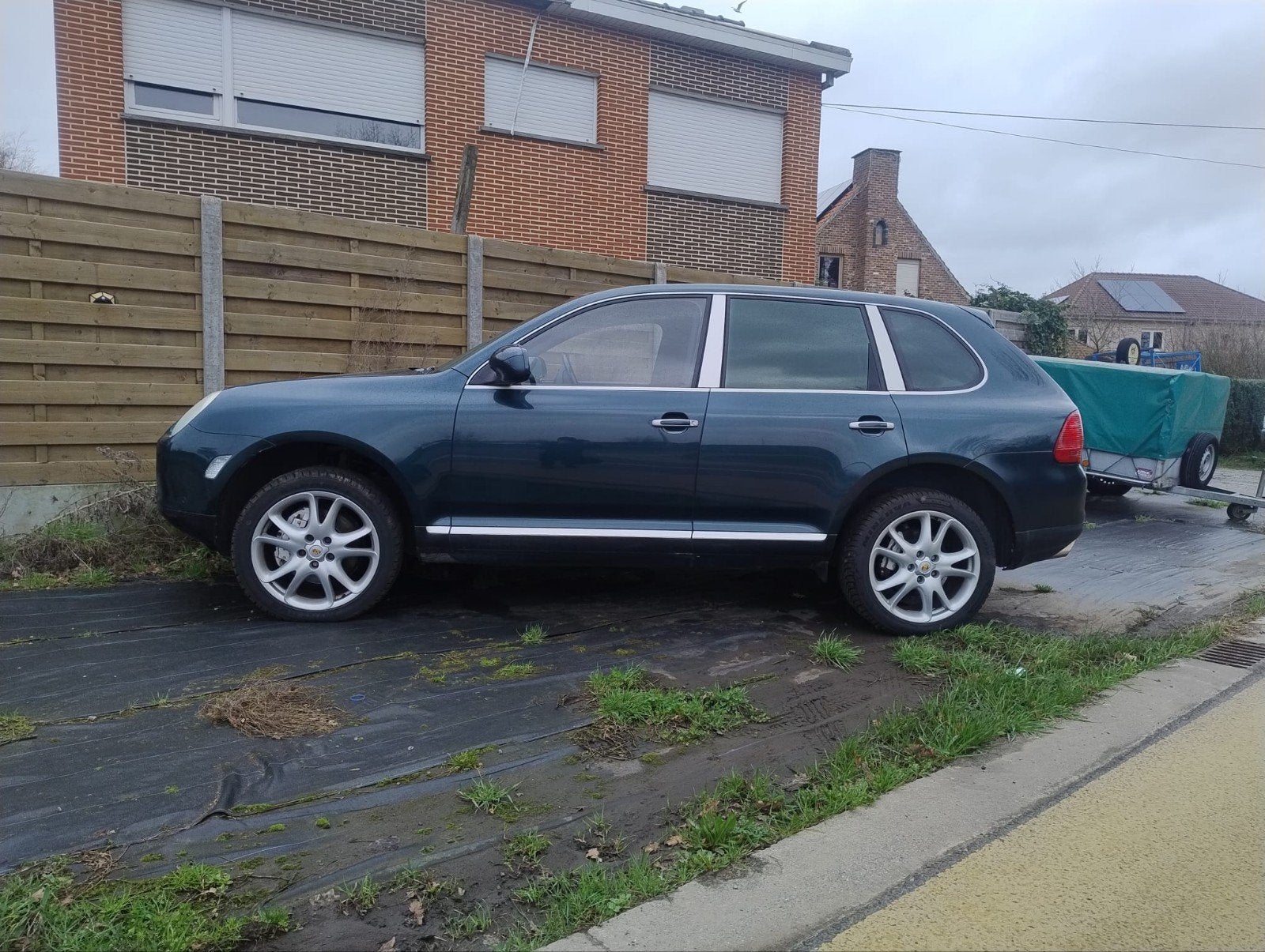 Porsche Cayenne S MK1 143000KM 2003 4.5 V8 Lichte vracht, Auto's, Automaat, Leder, Particulier, Parkeersensor