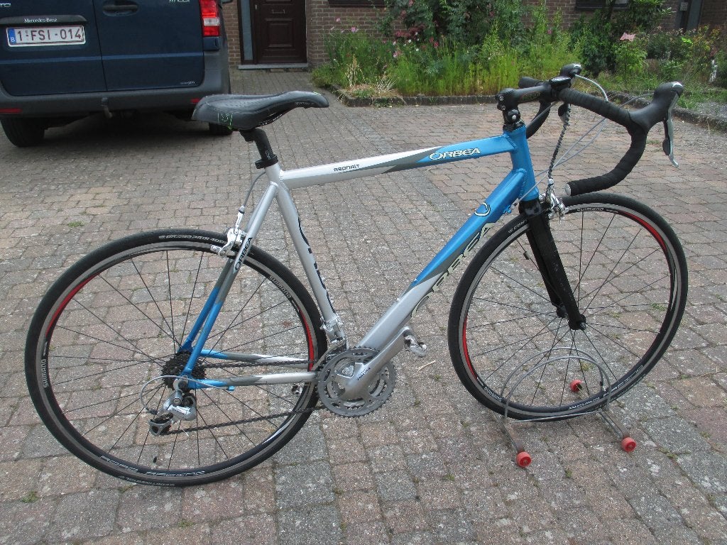 koersfiets orbea asphalt,frameh.58cm,triple versn. 27vitesse, 28 inch, Aluminium, Zo goed als nieuw, 57 tot 61 cm
