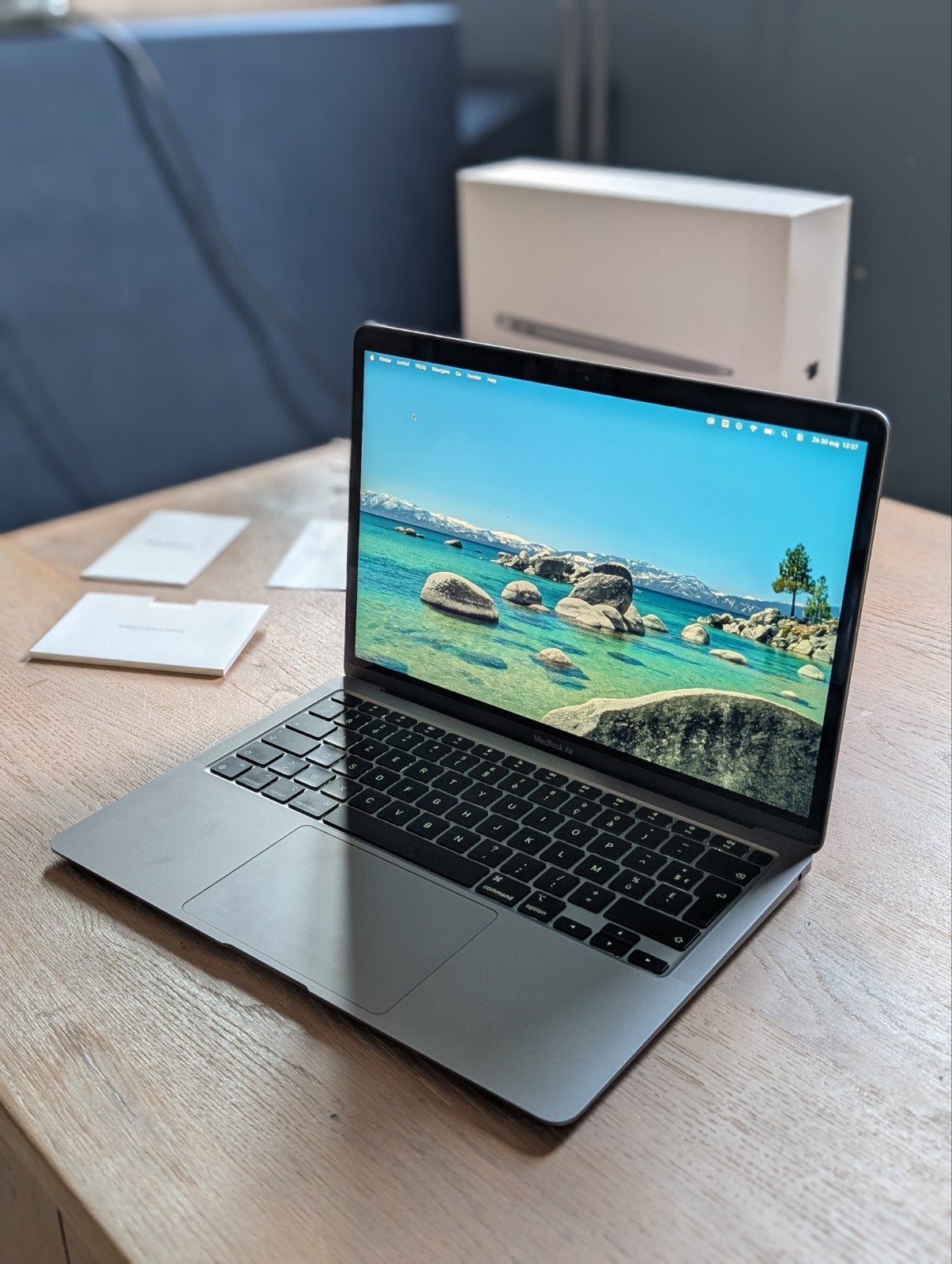 MacBook Air M1 2020 8GB/512GB Space Gray – 94% batterij, Ophalen, 13 inch, 8 GB, Zo goed als nieuw