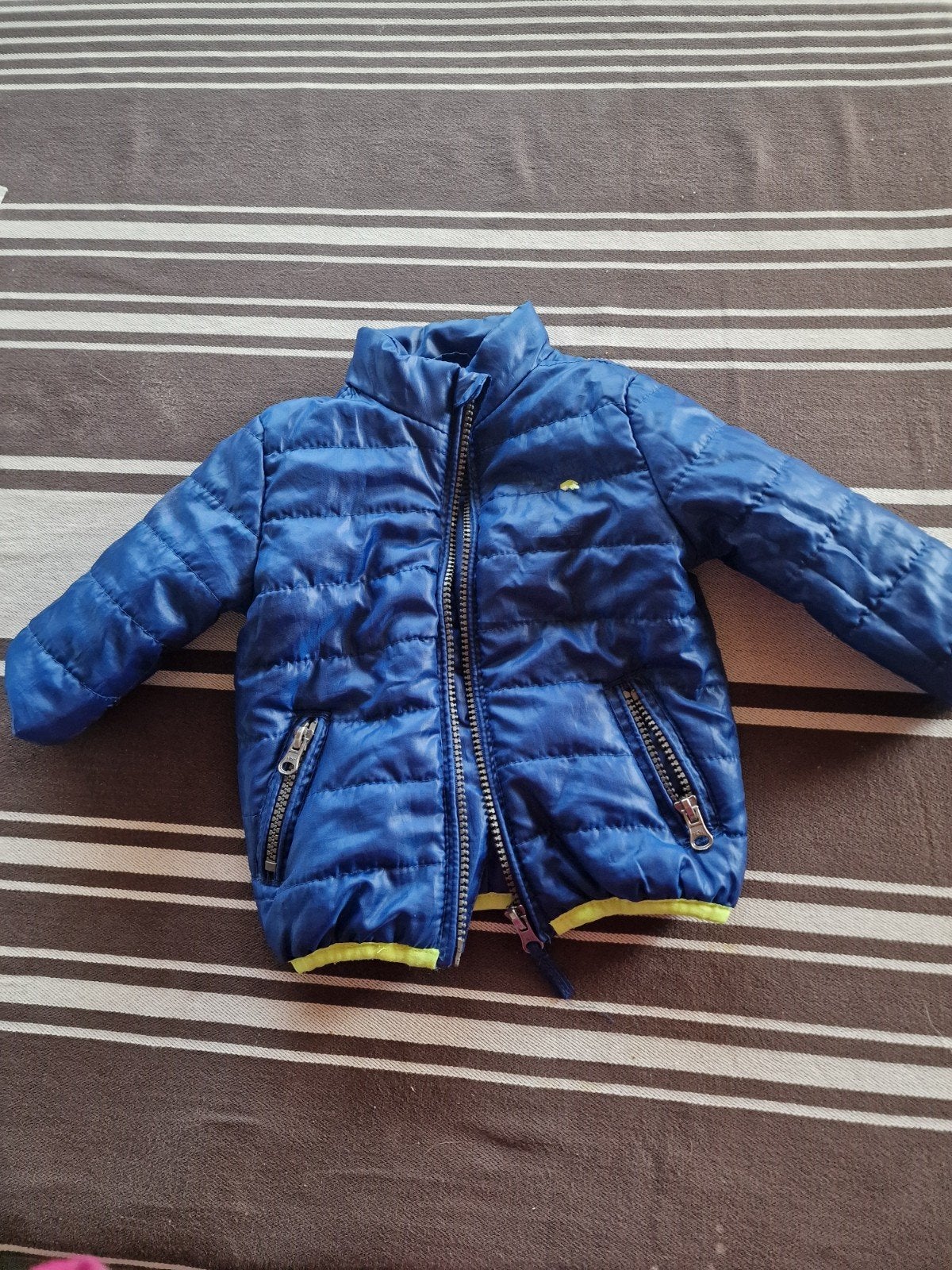 Jasje blauw maat 74, lente/herfst, Ophalen, Jasje