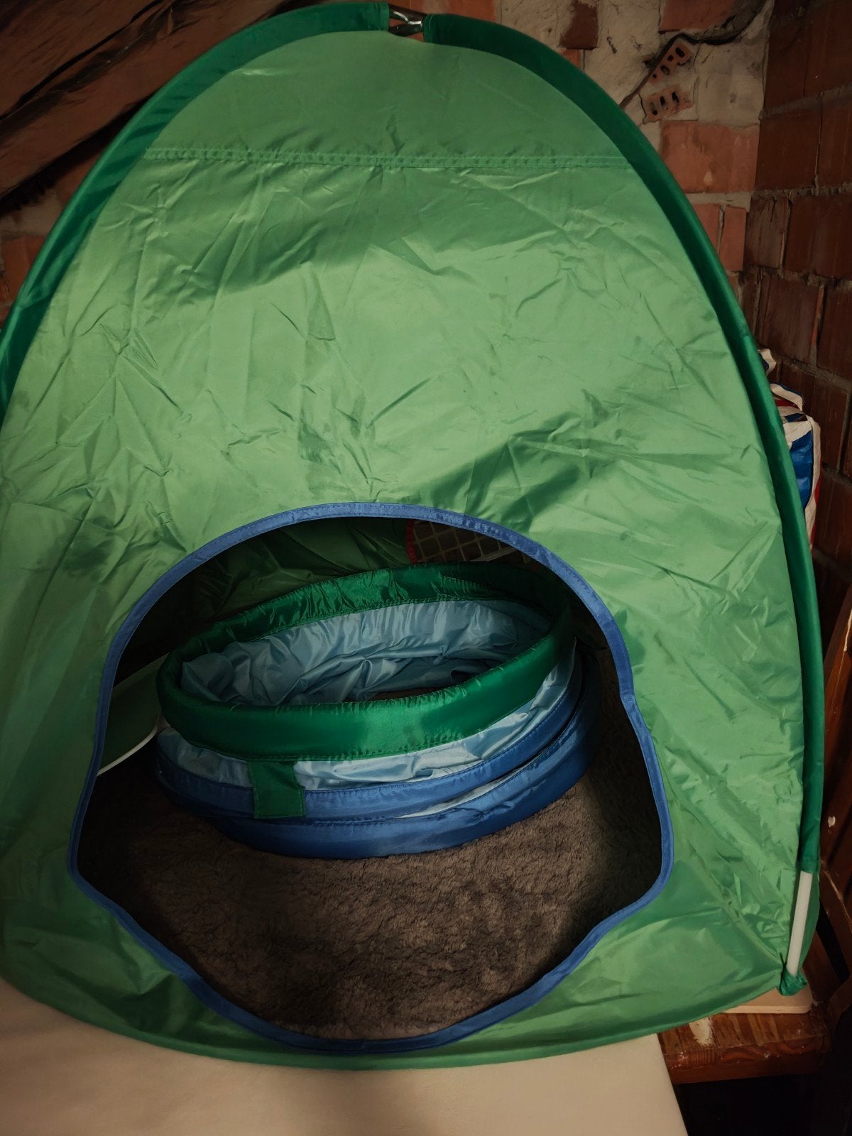 Speeltent + kruiptunnel + rond tapijt, Enfants & Bébés, Jouets | Tentes de jeu, Enlèvement