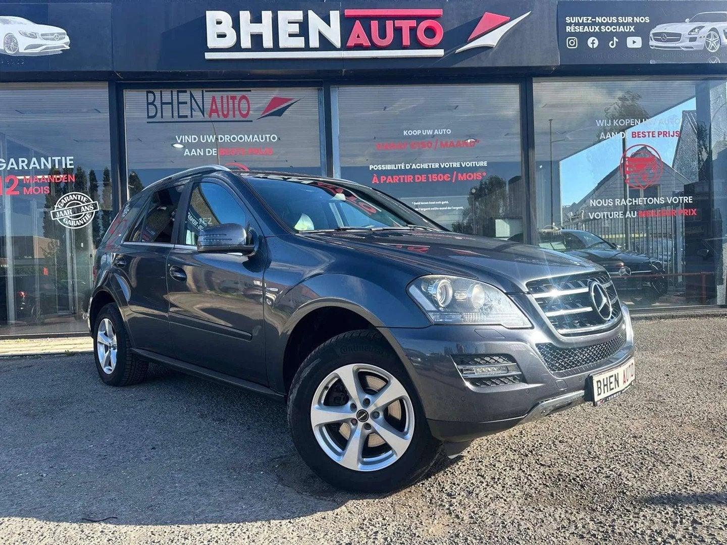 Mercedes-Benz CLASSE M ML 300 ML 300 CDI BlueEFFICIENCY / FU, Autos, Cuir, Achat, Entreprise, 5 portes