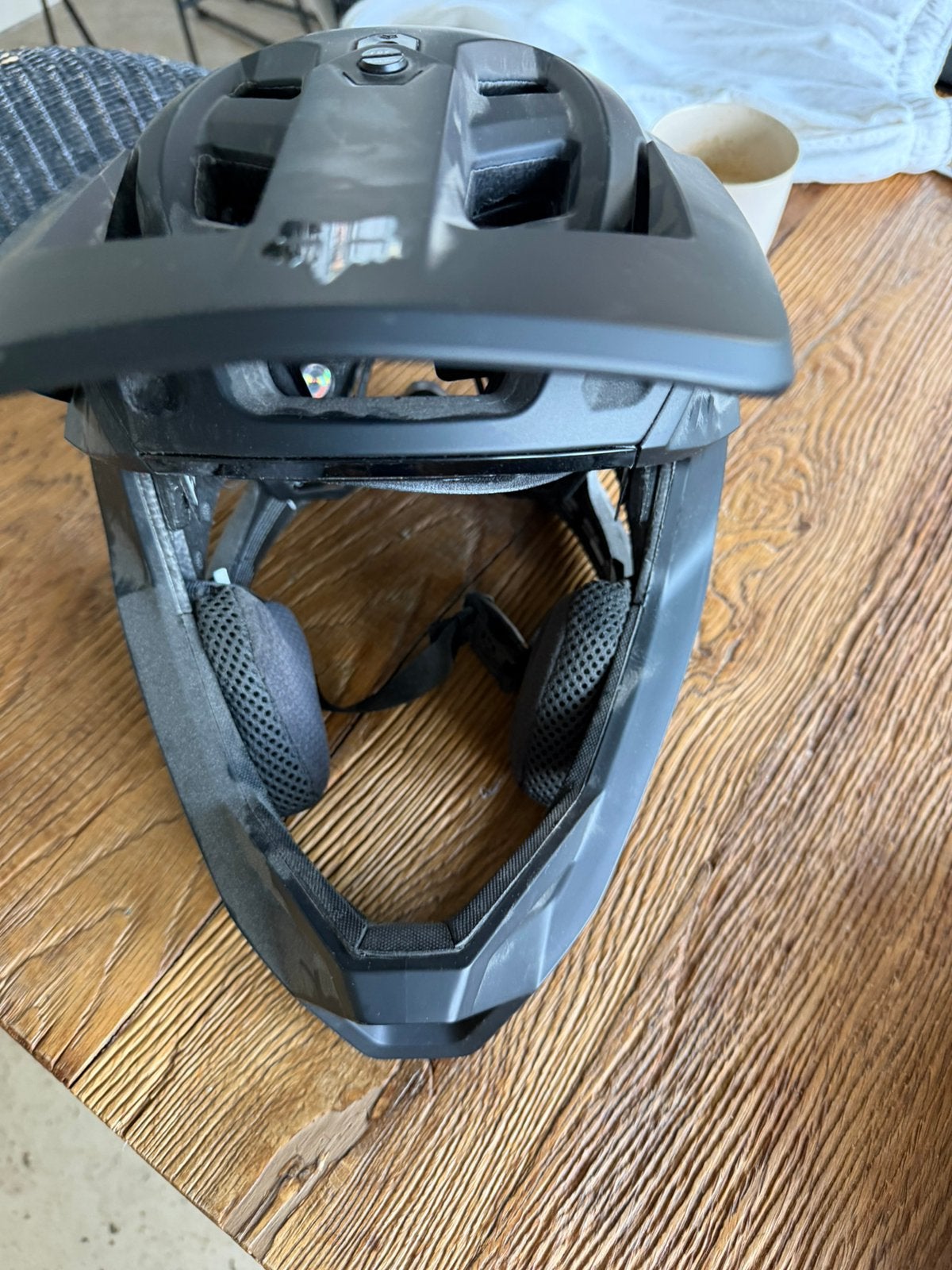 Fox helm Racing Speedframe Pro Inegra Split, Fietsen en Brommers, Ophalen, Zo goed als nieuw, M