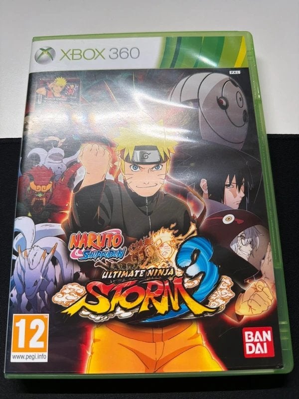 Naruto Storm 3 Xbox 360 + carte promo FR holo PR-095, Enlèvement ou Envoi, Utilisé, Combat, À partir de 12 ans