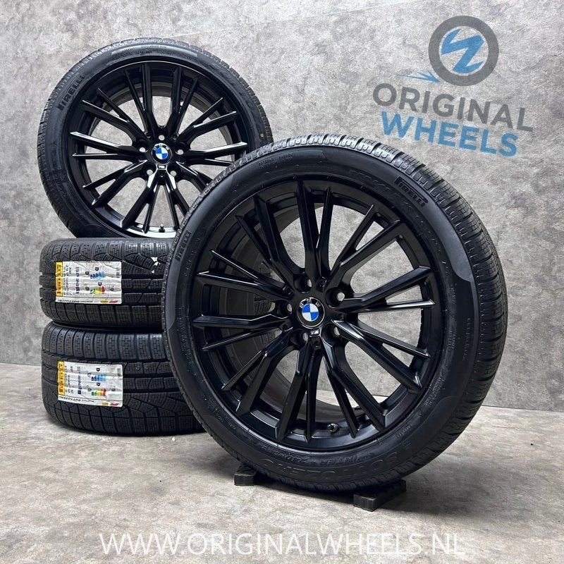 18 inch originele velgen + Pirelli winterbanden BMW 3 4 seri, Pneus et Jantes, Pneus hiver, -, 18 pouces