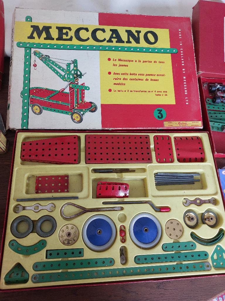 Meccano dozen eind 1950-begin 1960, Kinderen en Baby's, Speelgoed | Educatief en Creatief, Gebruikt, Knutselen, Ophalen