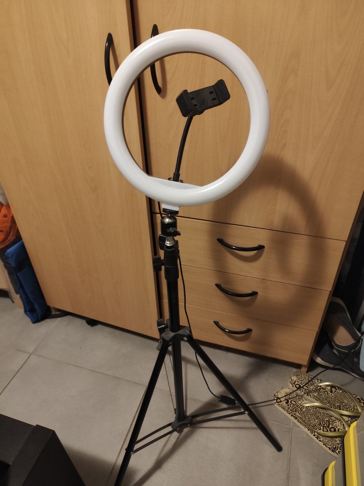 ring light, Audio, Tv en Foto, Ophalen, Telefoonhouder, Statief