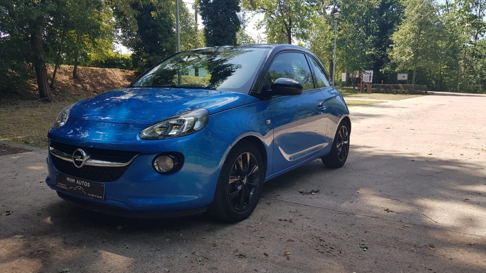 Opel Adam 1.4 Benzine Bj.2018 Met 125.000 Km. Garantie!!, Voorwielaandrijving, Euro 6, Blauw, USB