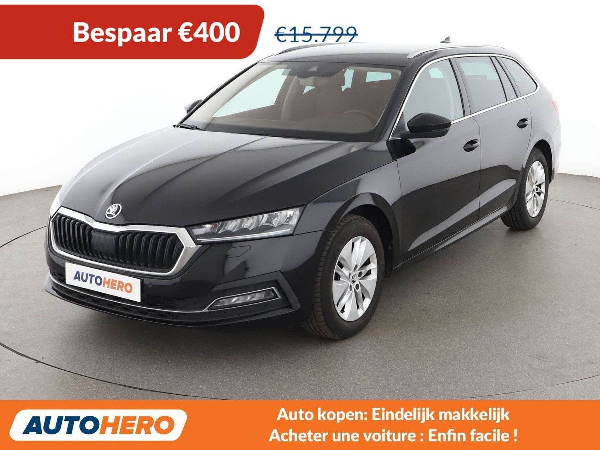 Skoda Octavia 2.0 TDI Ambition, Autos, Achat, Euro 6, Noir, 5 portes