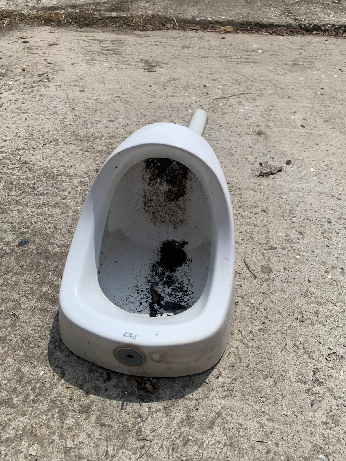Mannen wc, Ophalen, Gebruikt, Steen, Toilet